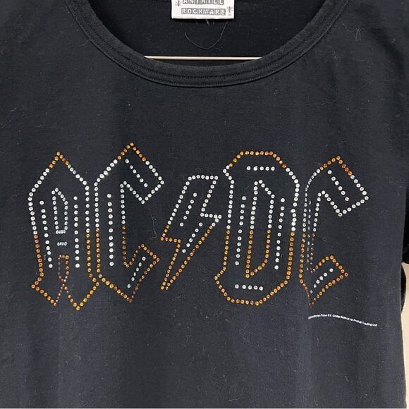 Anthill Rockware  AC/DC graphic t -shirt Med - Picture 2 of 4
